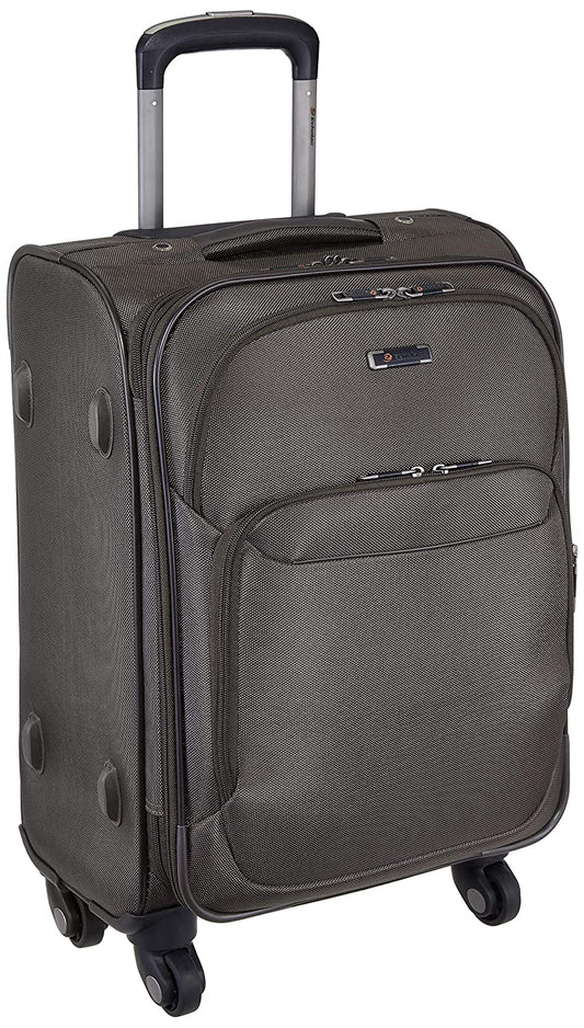 Echolac Touch Medium Brown Soft Sided Check-In Suitcase Trolley 66cm (CT385) Echolac New