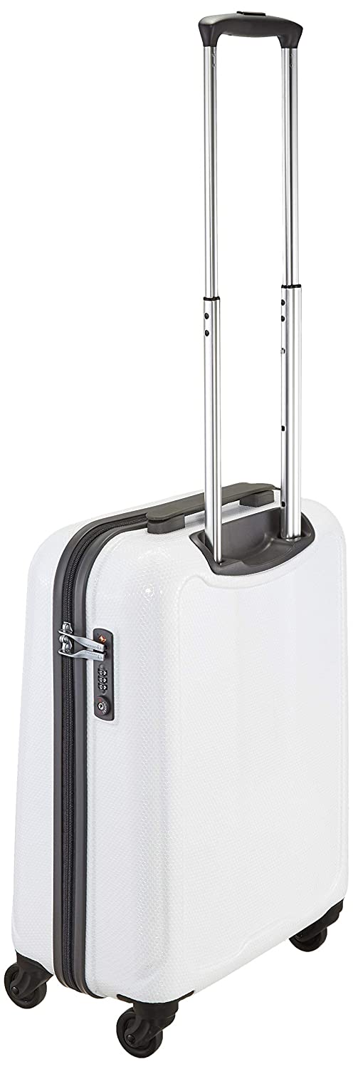 Echolac Moonlight Medium White Hard Sided Cabin Suitcase Trolley 55cm (PC037) Echolac New
