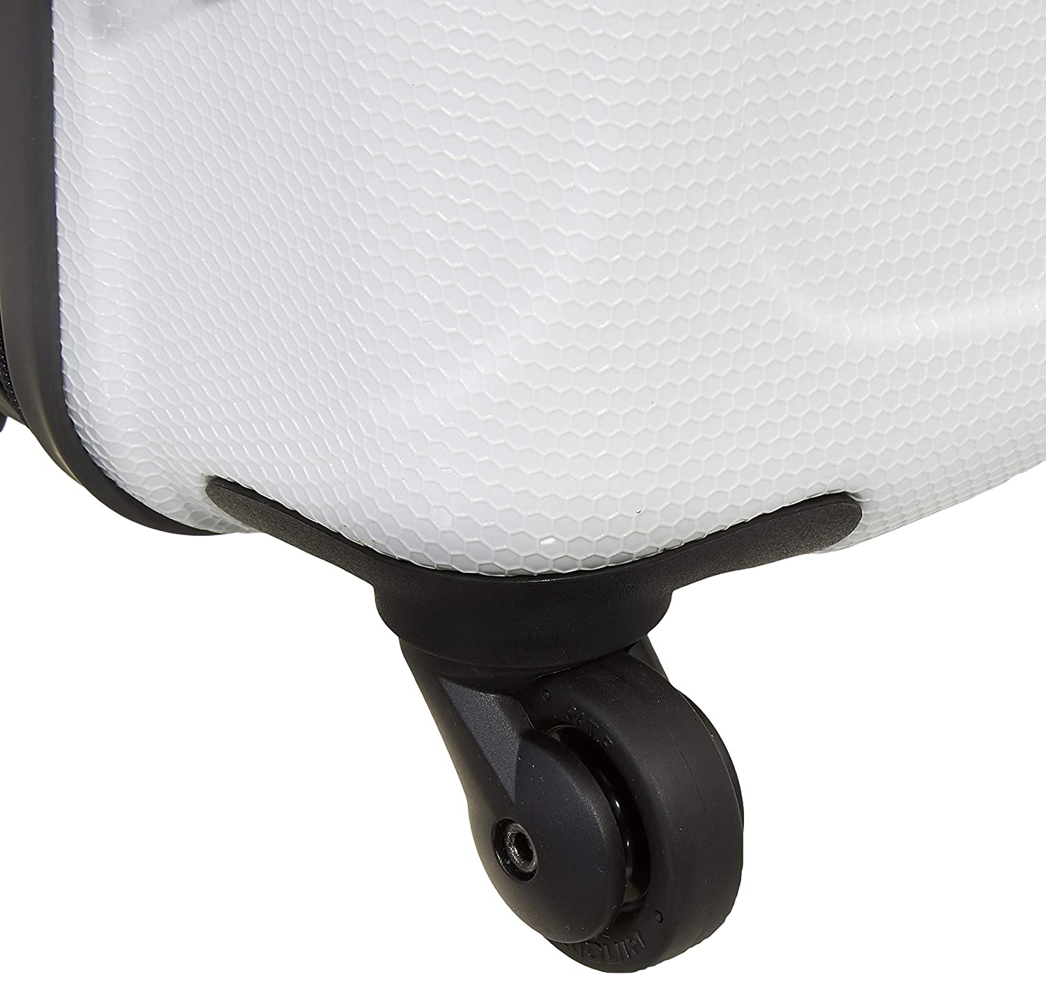 Echolac Moonlight Large White Hard Sided Check-In Suitcase Trolley 68cm (PC037) Echolac New