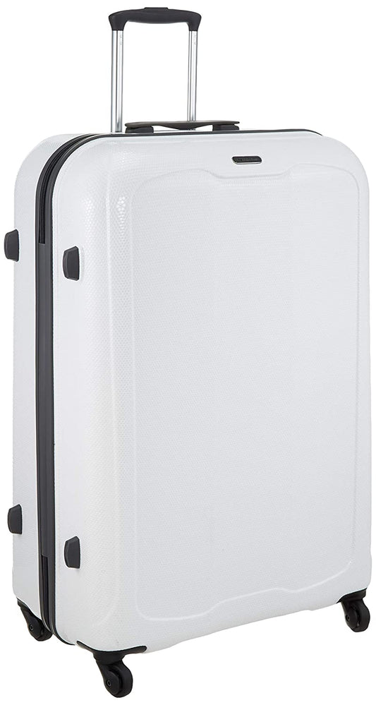 Echolac Moonlight X-Large White Hard Sided Check-In Suitcase Trolley 80cm (PC037) Echolac New