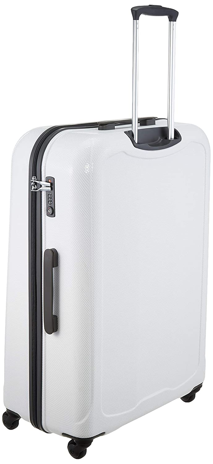 Echolac Moonlight X-Large White Hard Sided Check-In Suitcase Trolley 80cm (PC037) Echolac New