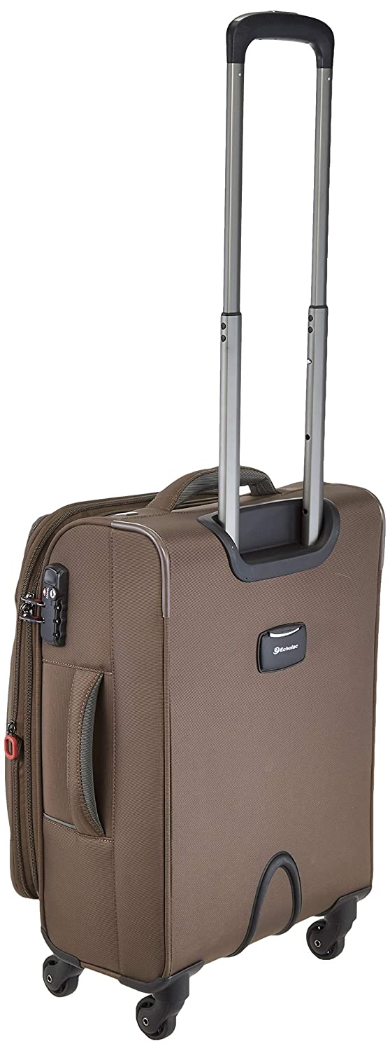 Echolac D-Light Medium Black Soft Sided Cabin Suitcase Trolley 55cm (CT488A) Echolac New