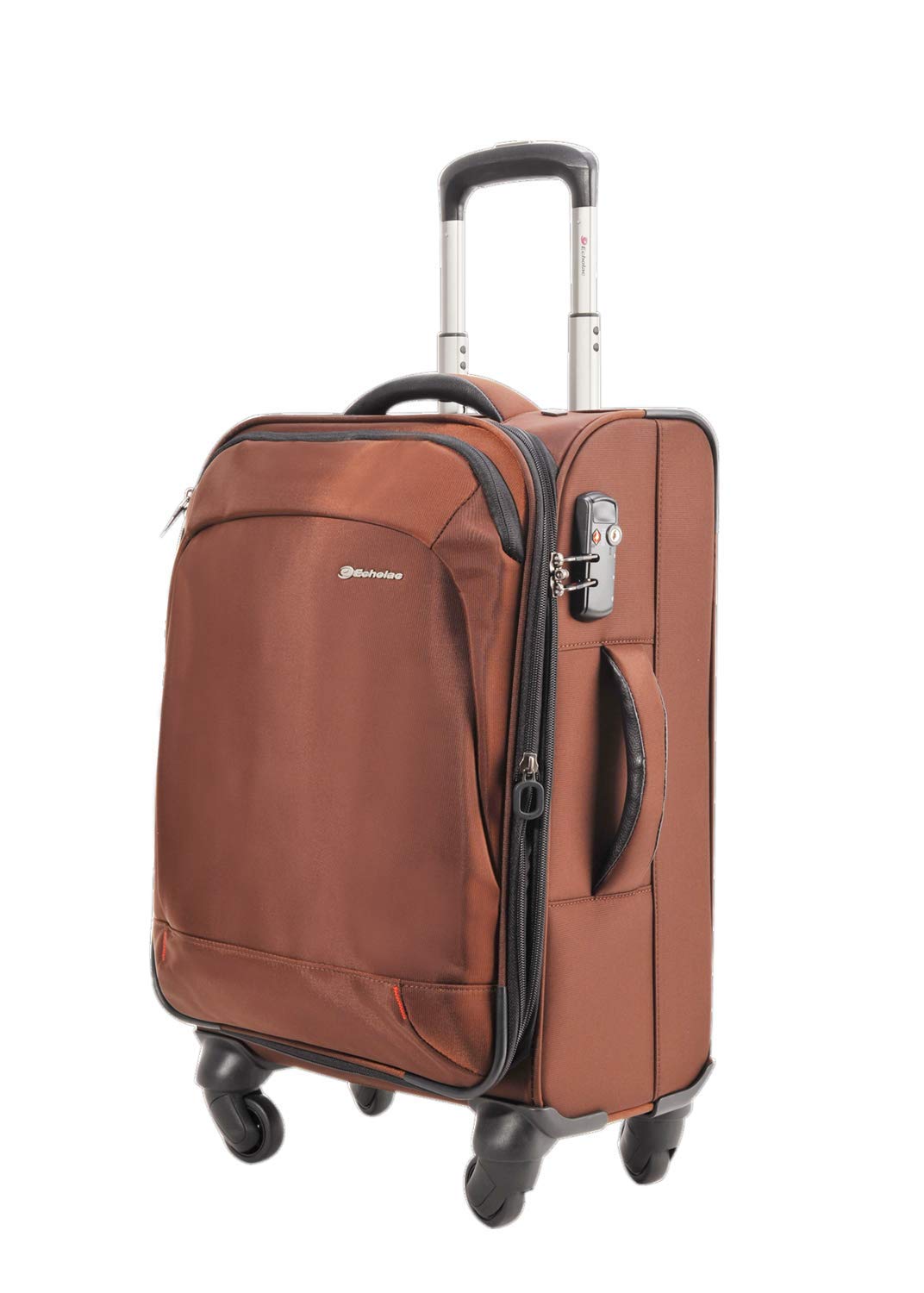 Echolac D-Light Medium Coffee Soft Sided Cabin Suitcase Trolley 55cm (CT488A) Echolac New