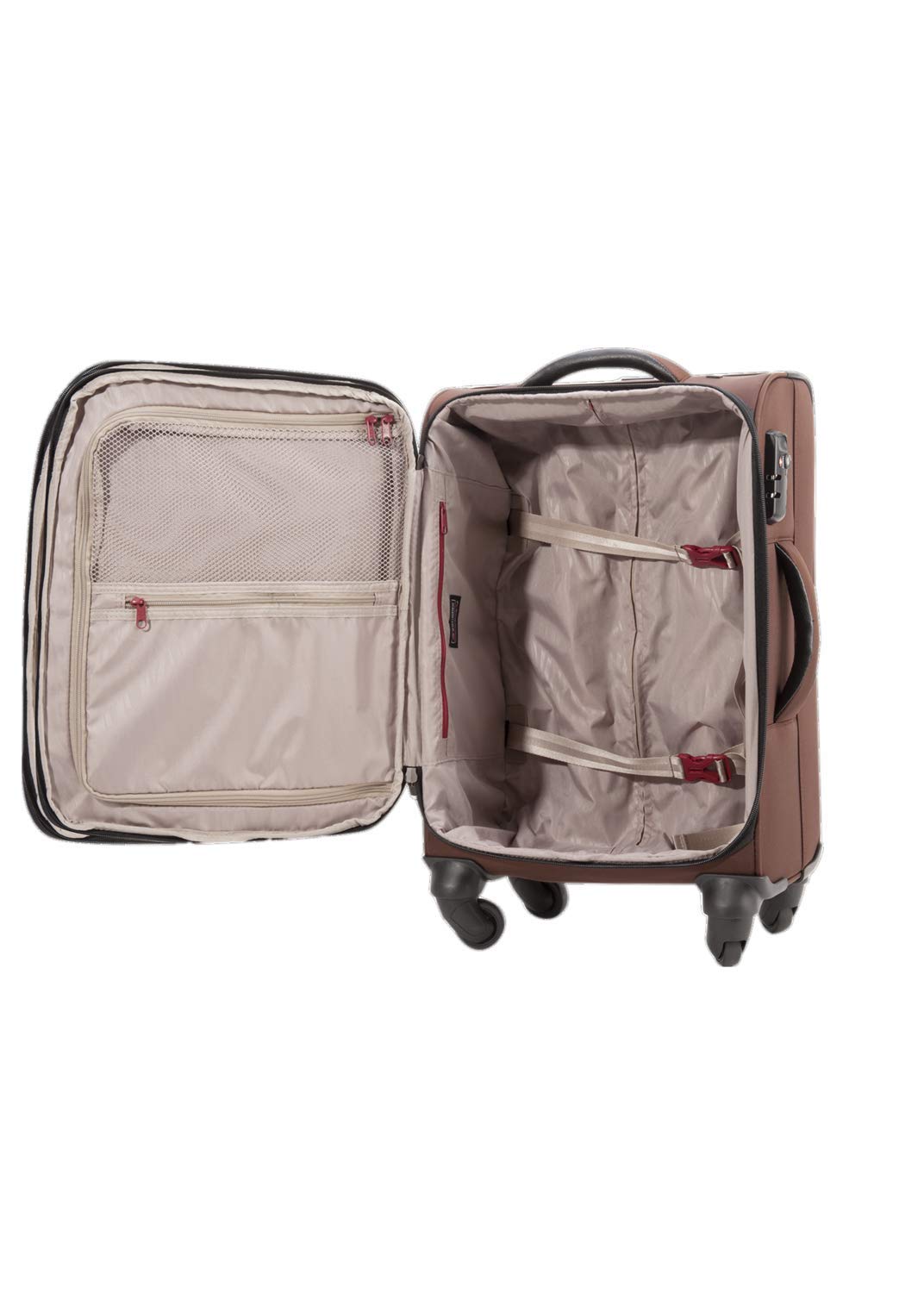 Echolac D-Light Medium Coffee Soft Sided Cabin Suitcase Trolley 55cm (CT488A) Echolac New