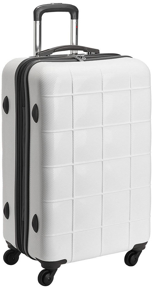 Echolac Square X-Large White Soft Sided Check-In Suitcase Trolley 78cm (PC005) Echolac New