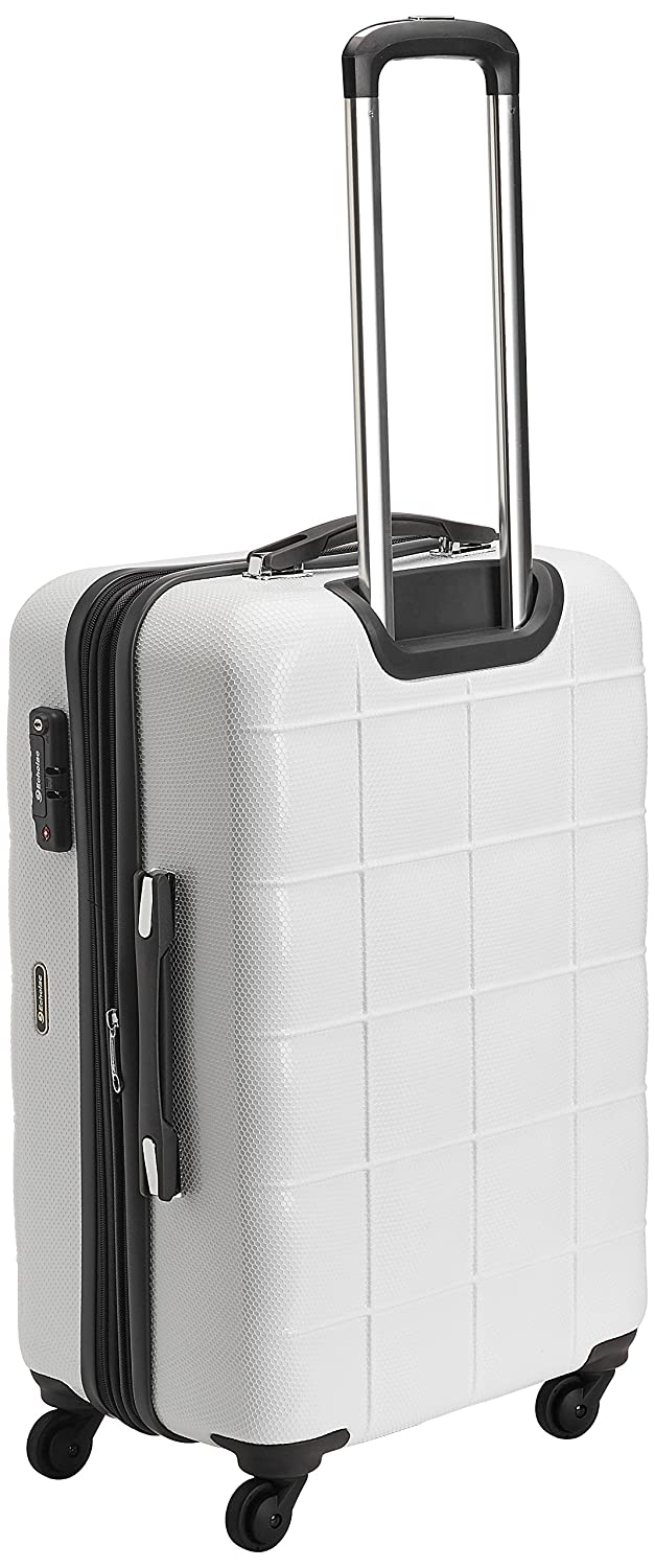 Echolac Square X-Large White Soft Sided Check-In Suitcase Trolley 78cm (PC005) Echolac New