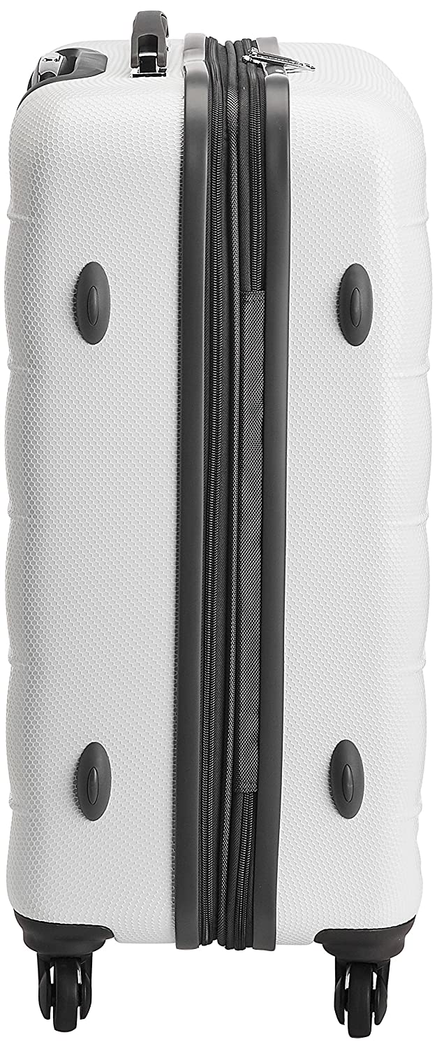 Echolac Square X-Large White Soft Sided Check-In Suitcase Trolley 78cm (PC005) Echolac New