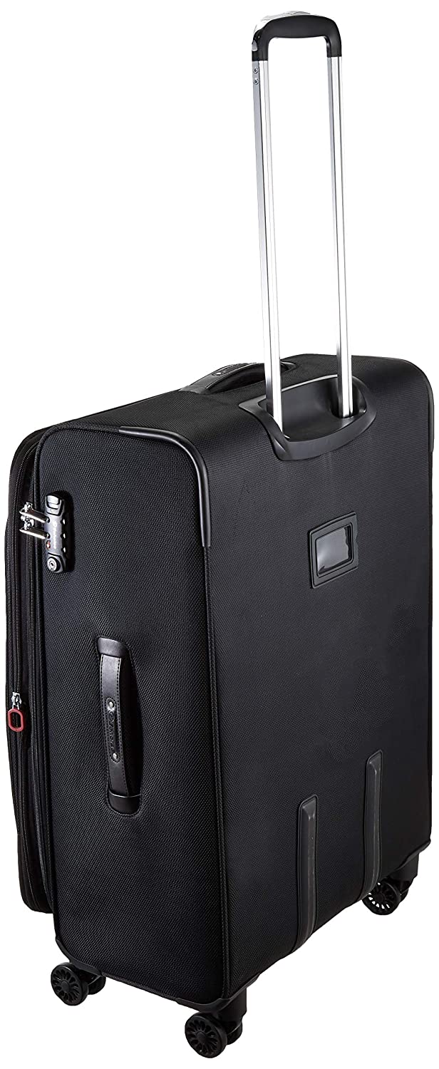 Echolac Sunflower Medium Black Soft Sided Check-InSuitcase Trolley 66cm (CT547) Echolac New