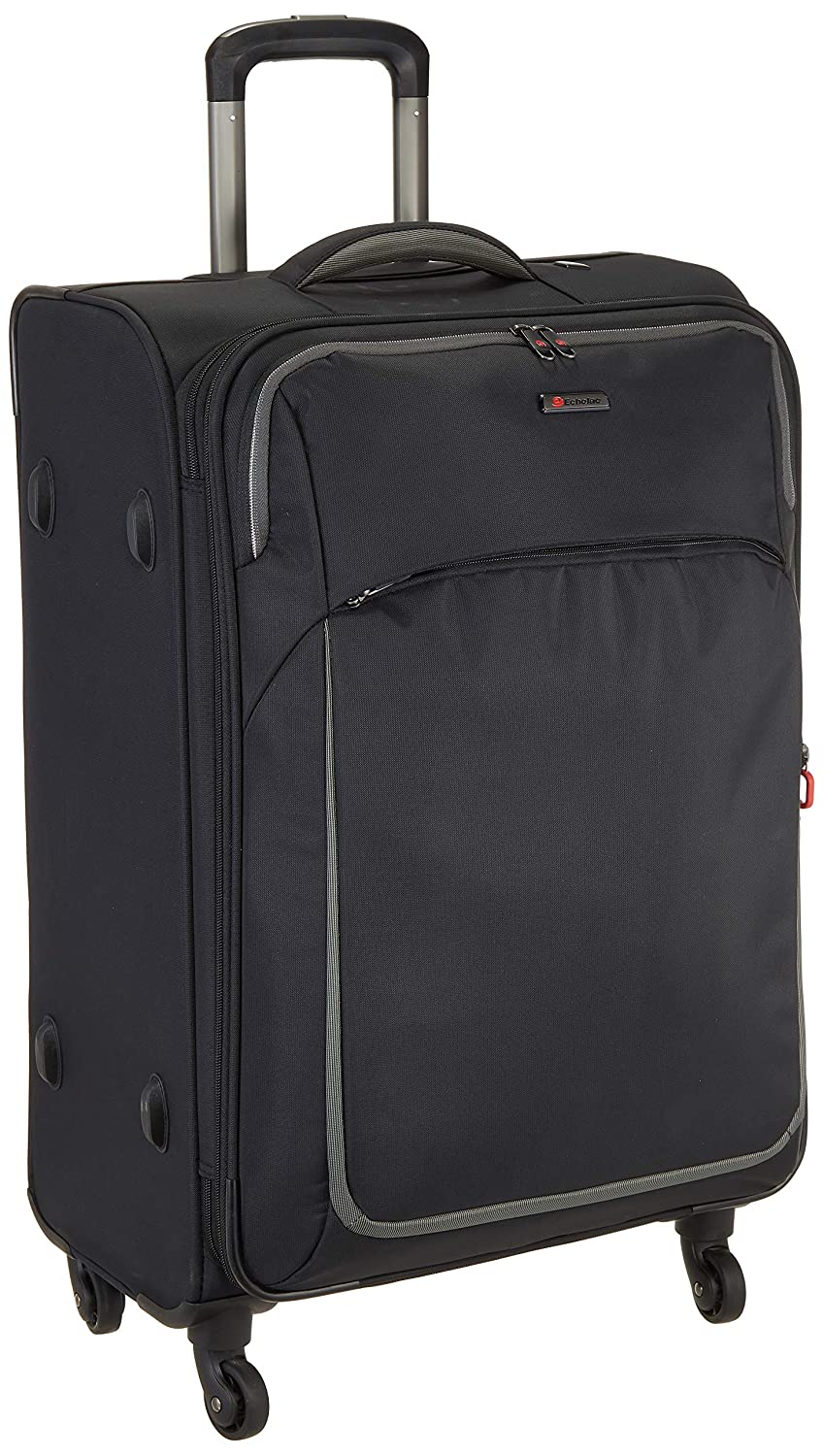 Echolac D-Light Medium Black Soft Sided Check-In Suitcase Trolley 65cm (CT488A) Echolac New