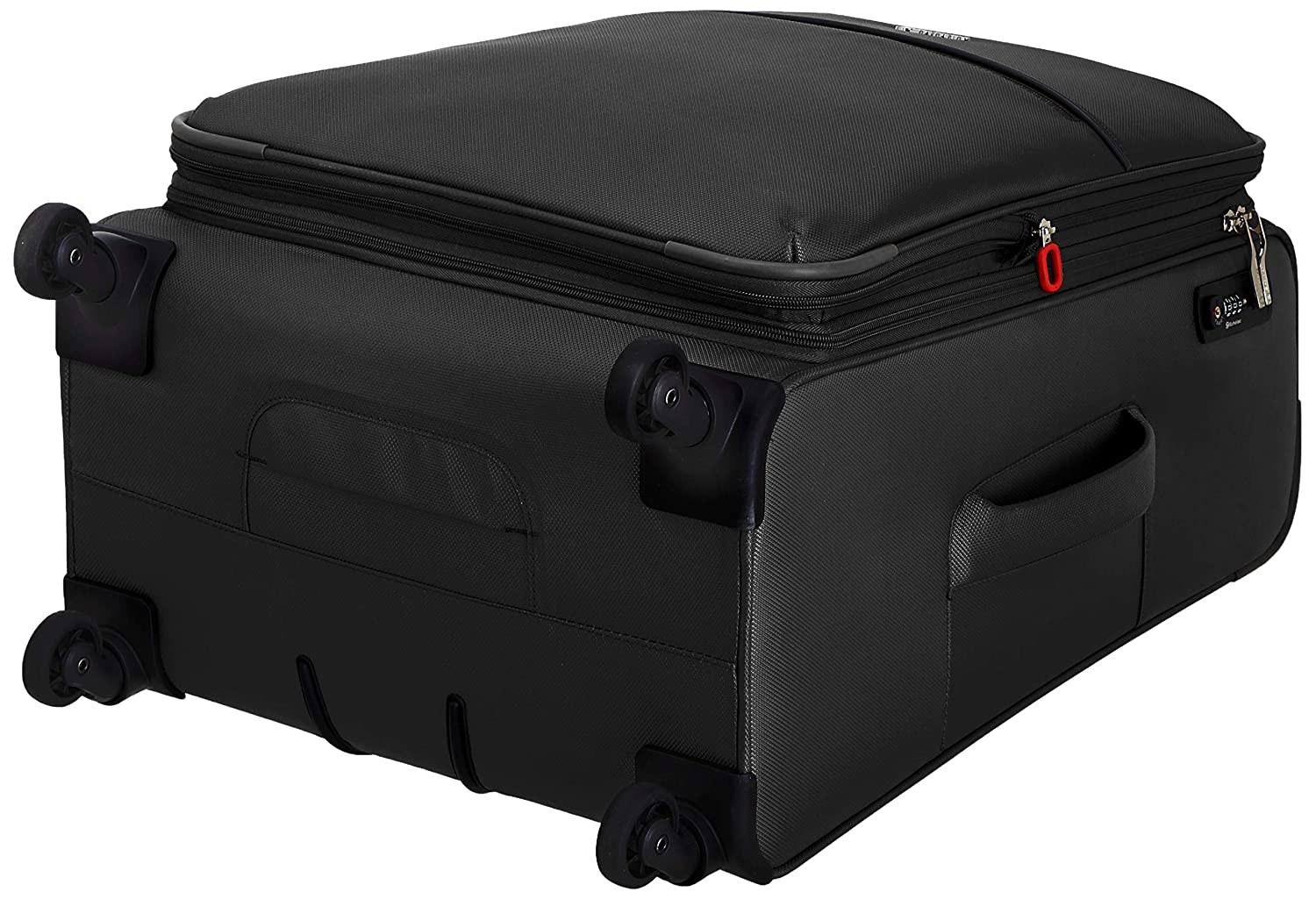 Echolac Ride Medium Black Soft Sided Check-In Suitcase Trolley 67cm (CT567) Echolac New