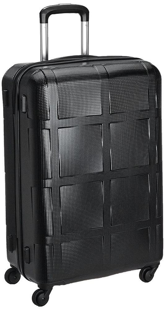 Echolac David Medium Black Hard Sided Cabin Suitcase Trolley 56cm (PC066) Echolac New