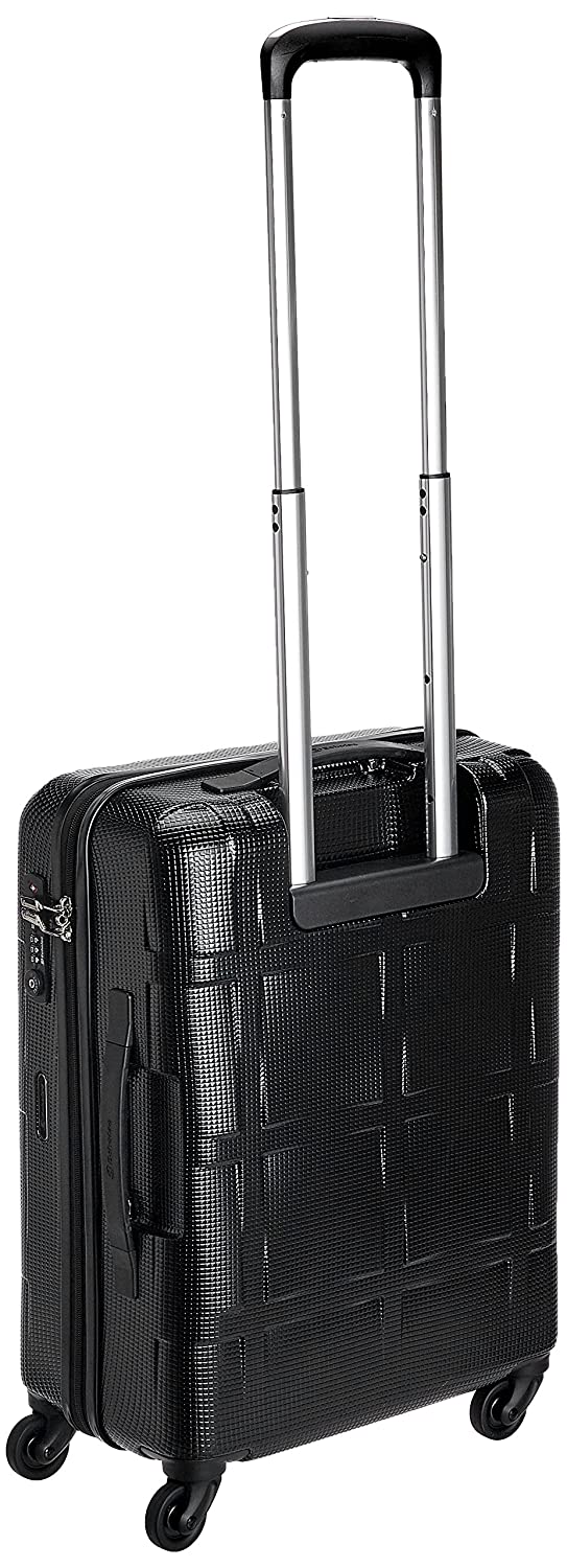 Echolac David Medium Black Hard Sided Cabin Suitcase Trolley 56cm (PC066) Echolac New