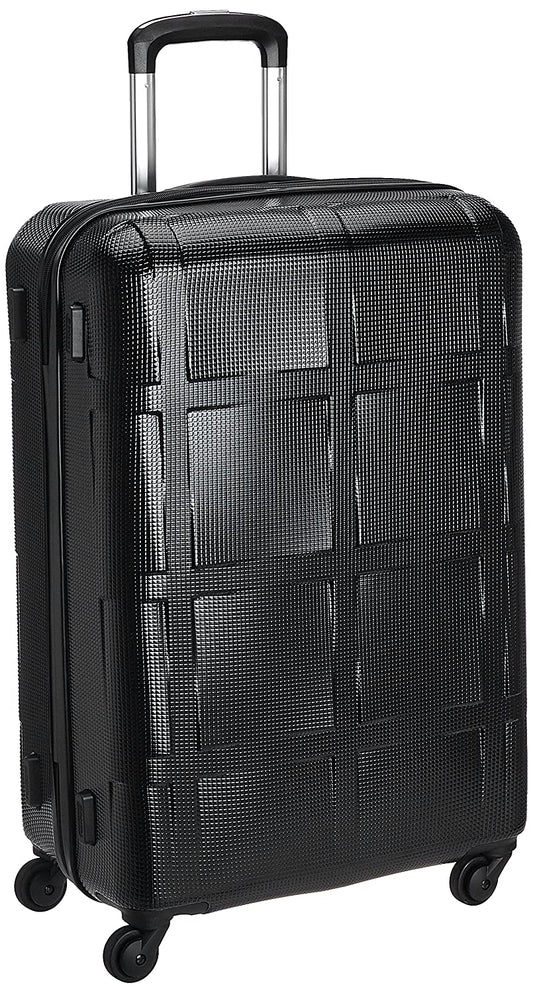 Echolac David Medium Black Hard Sided Check-In Suitcase Trolley 69cm (PC066) Echolac New