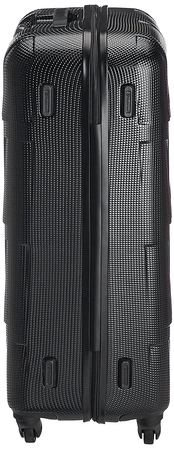 Echolac David Medium Black Hard Sided Check-In Suitcase Trolley 69cm (PC066) Echolac New