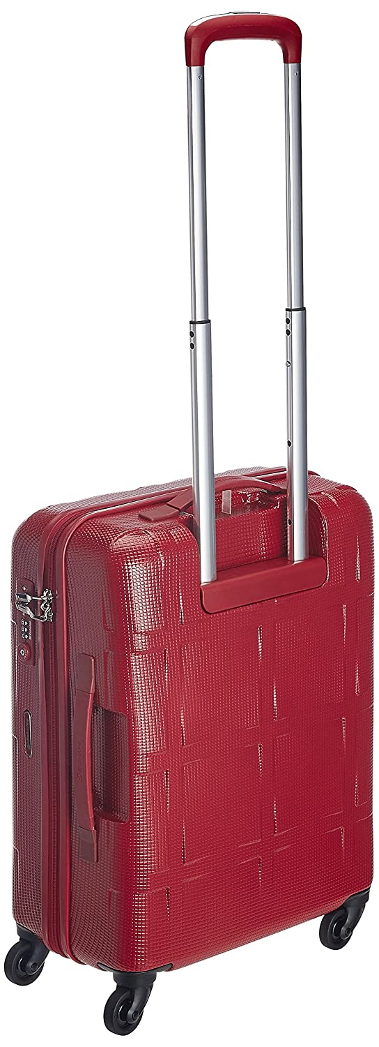 Echolac David Medium Red Hard Sided Check-In Suitcase Trolley 69cm(PC066) Echolac New