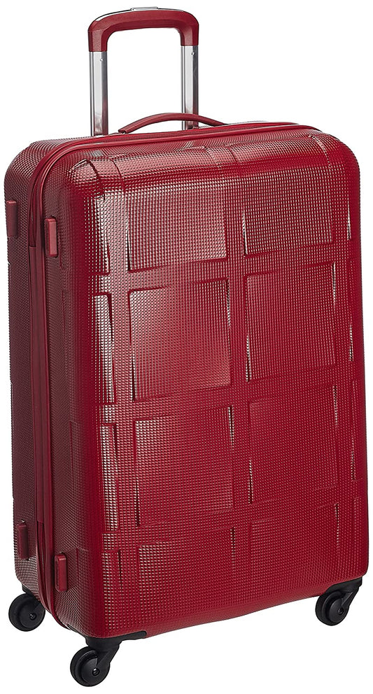 Echolac David Large Red Hard Sided Check-In Suitcase Trolley 78cm (PC066) Echolac New