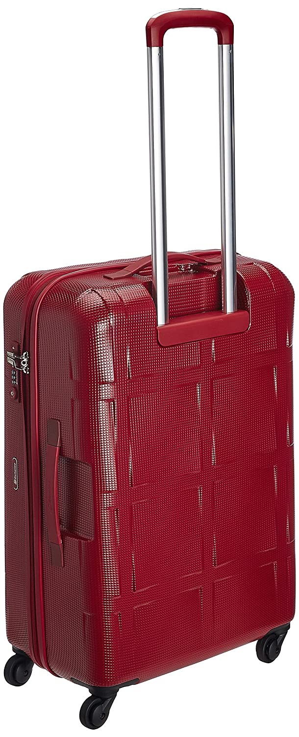 Echolac David Large Red Hard Sided Check-In Suitcase Trolley 78cm (PC066) Echolac New