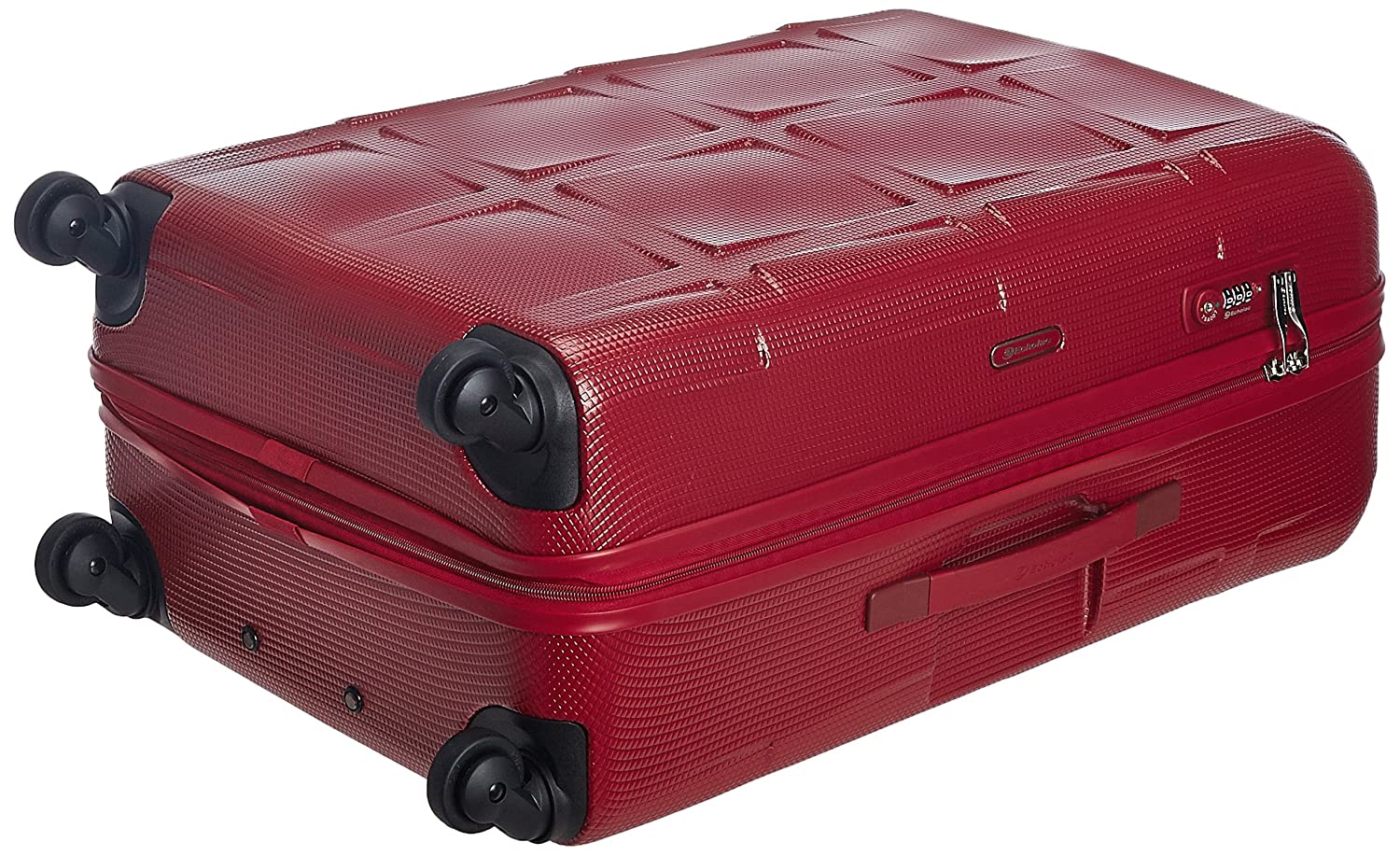 Echolac David Large Red Hard Sided Check-In Suitcase Trolley 78cm (PC066) Echolac New