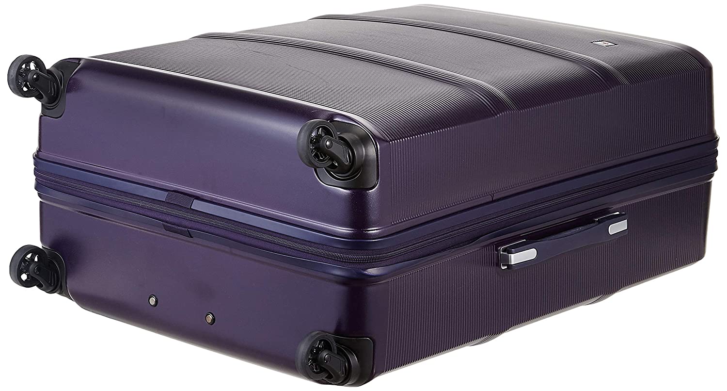 Echolac Colette X-Large Purple Hard Sided Check-In Suitcase Trolley 78cm (PC094) Echolac New