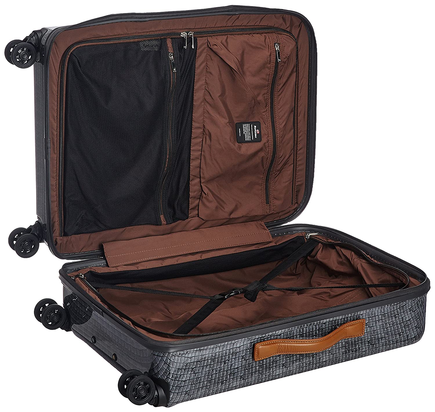 Echolac Trimax Medium Grey Soft Sided Cabin Suitcase Trolley 55cm (PC095) Echolac New