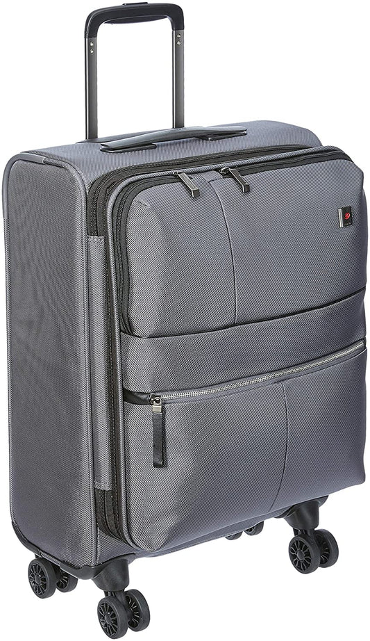 Echolac Relaxation Medium Grey Soft Sided Cabin Suicase Trolley 56cm (CT714A) Echolac New