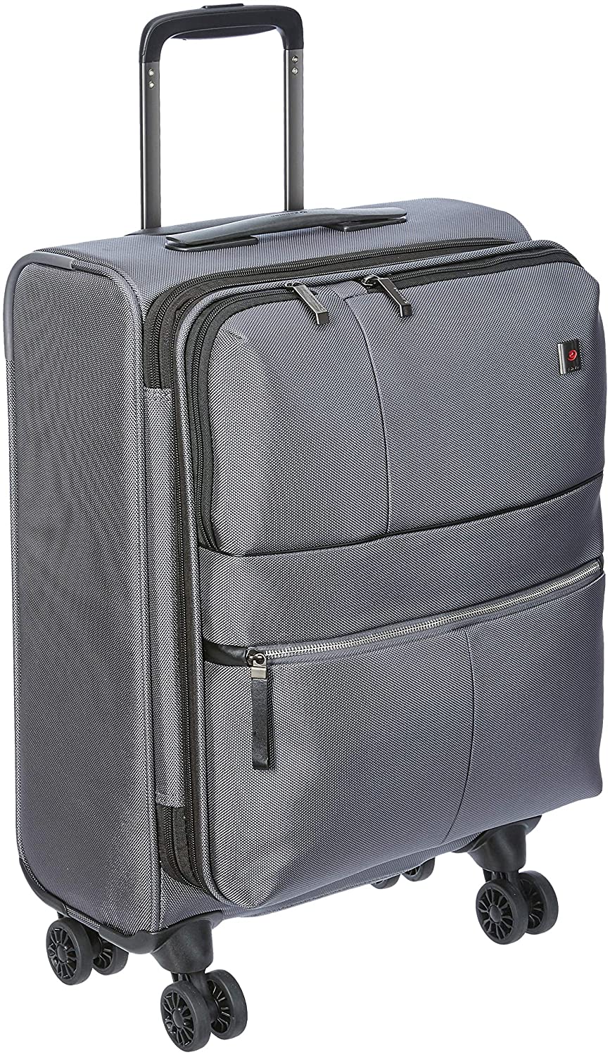 Echolac Relaxation Medium Grey Soft Sided Cabin Suicase Trolley 56cm (CT714A) Echolac New