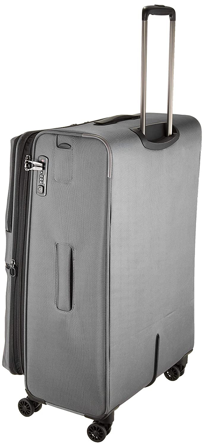 Echolac Relaxation X-Large Grey Soft Sided Check-In Suitcase Trolley 78cm (CT714A) Echolac New