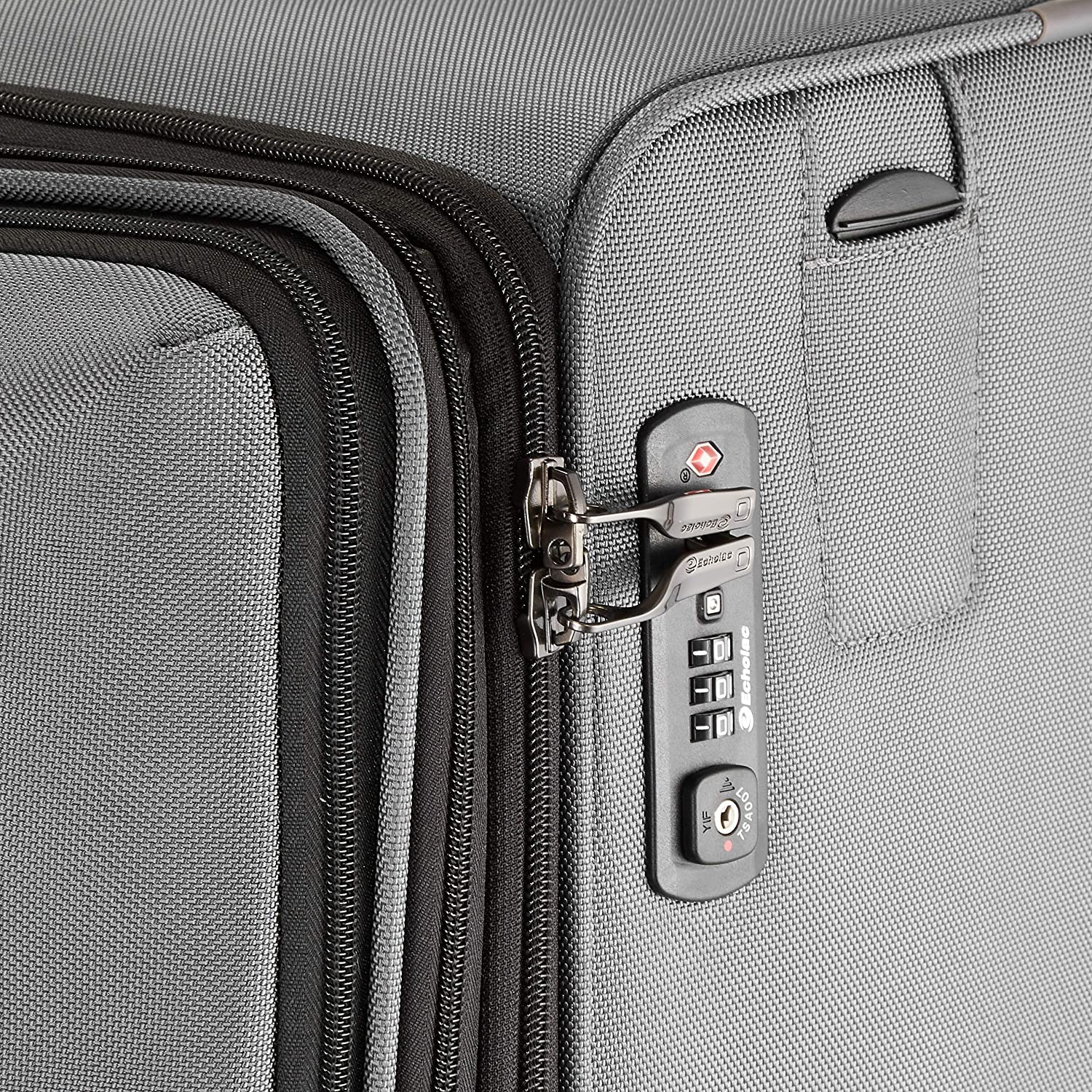 Echolac Relaxation X-Large Grey Soft Sided Check-In Suitcase Trolley 78cm (CT714A) Echolac New