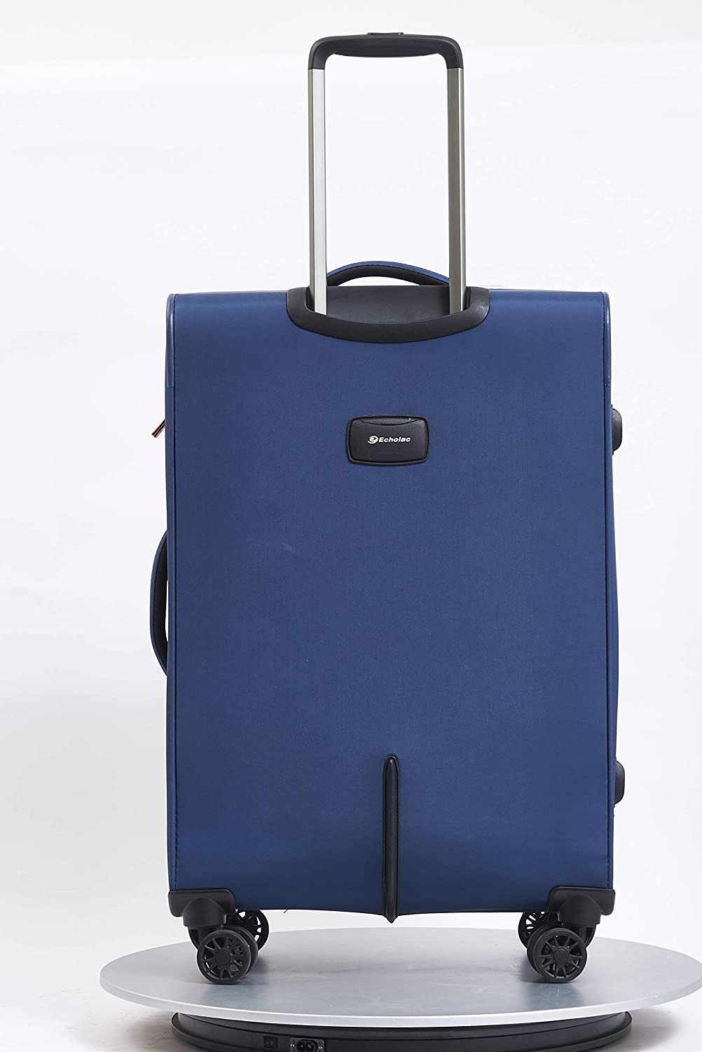 Echolac Lorenzo X-Large Blue Grey Soft Sided Check-In Suitcase Trolley 81cm (CT658) Echolac New