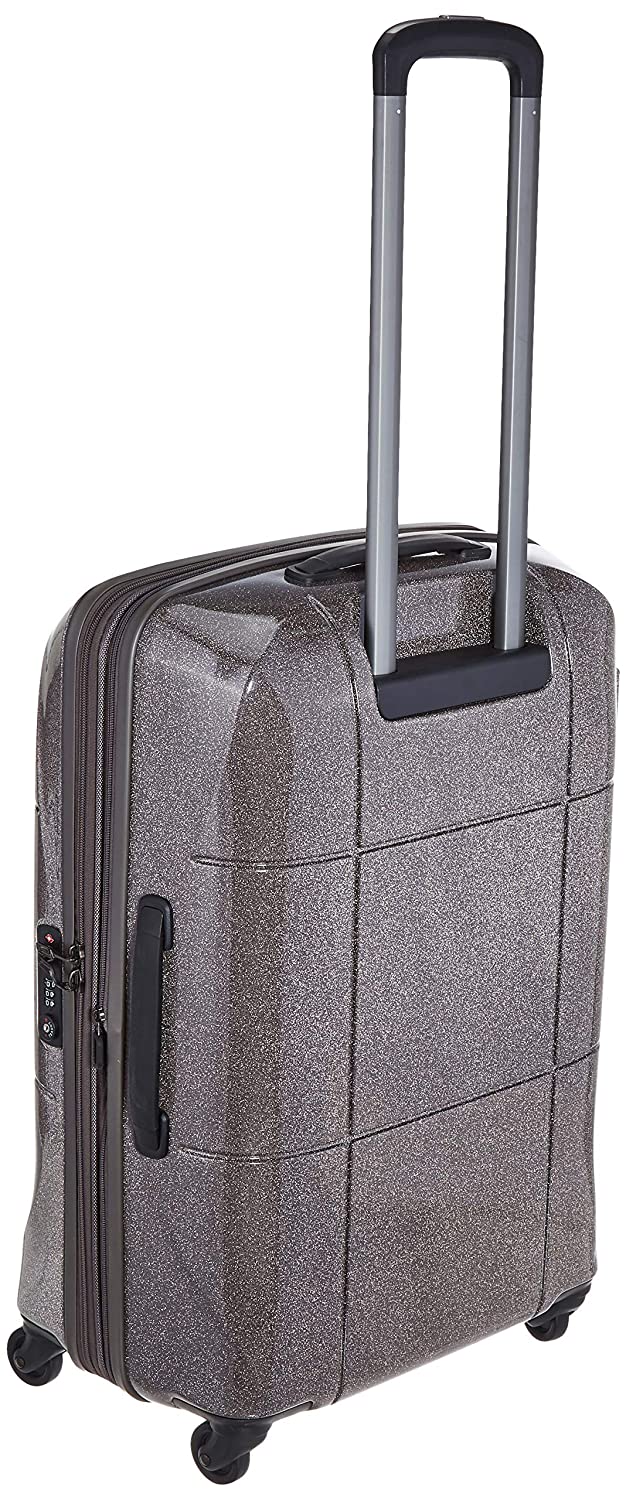 Echolac Atlas Large Brown Hard Sided Check-In Suitcase Trolley 69cm (PC080SP)