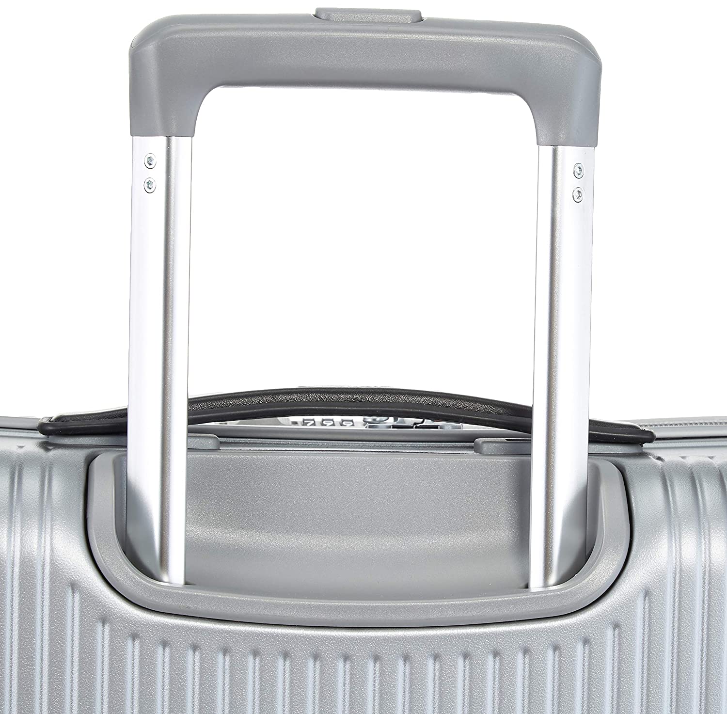 Echolac Knight Medium Silver Hard Sided Cabin Suitcase Trolley 55cm (PC161F) Echolac New