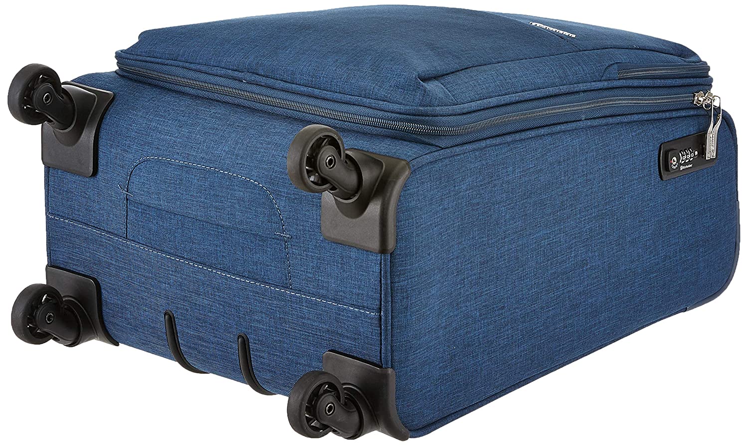 Echolac Gemini Medium Navy Blue Soft Sided Cabin Suitcase Trolley 58cm (CT807) Echolac New