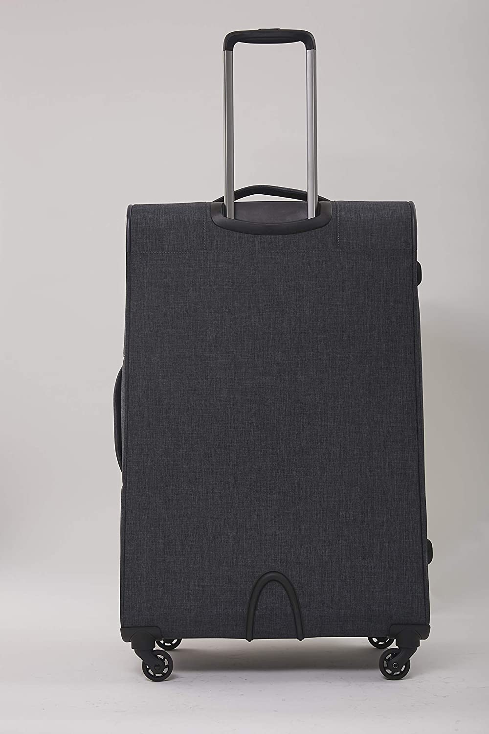 Echolac Gemini Large Dark Grey Soft Sided Check-In Suitcase Trolley 68cm (CT807) Echolac New
