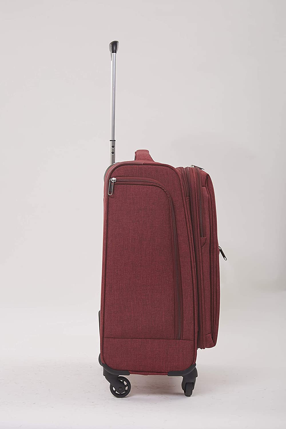 Echolac Gemini X-Large Burgandy Soft Sided Suitcase Trolley 78cm (CT807) Echolac New