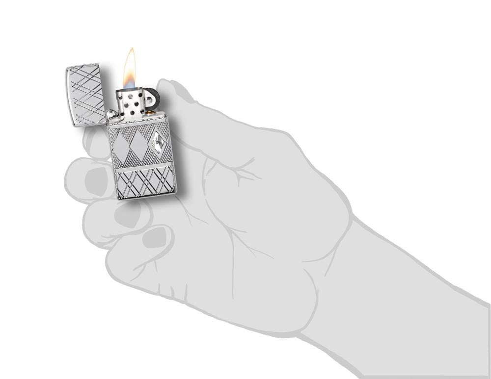Zippo Diamond Pattern Design Bhawar Store