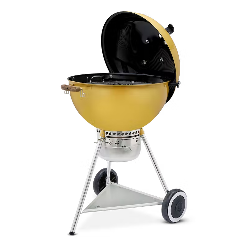 Weber 70th Anniversary Edition Kettle Charcoal Grill 57cm Hot Rod Yellow WEBER