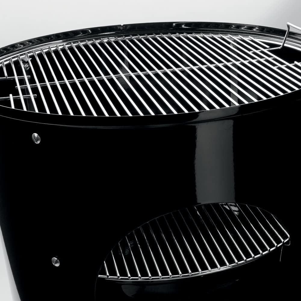 WEBER Charcoal Grill Smokey Mountain Cooker 18'' Black WEBER