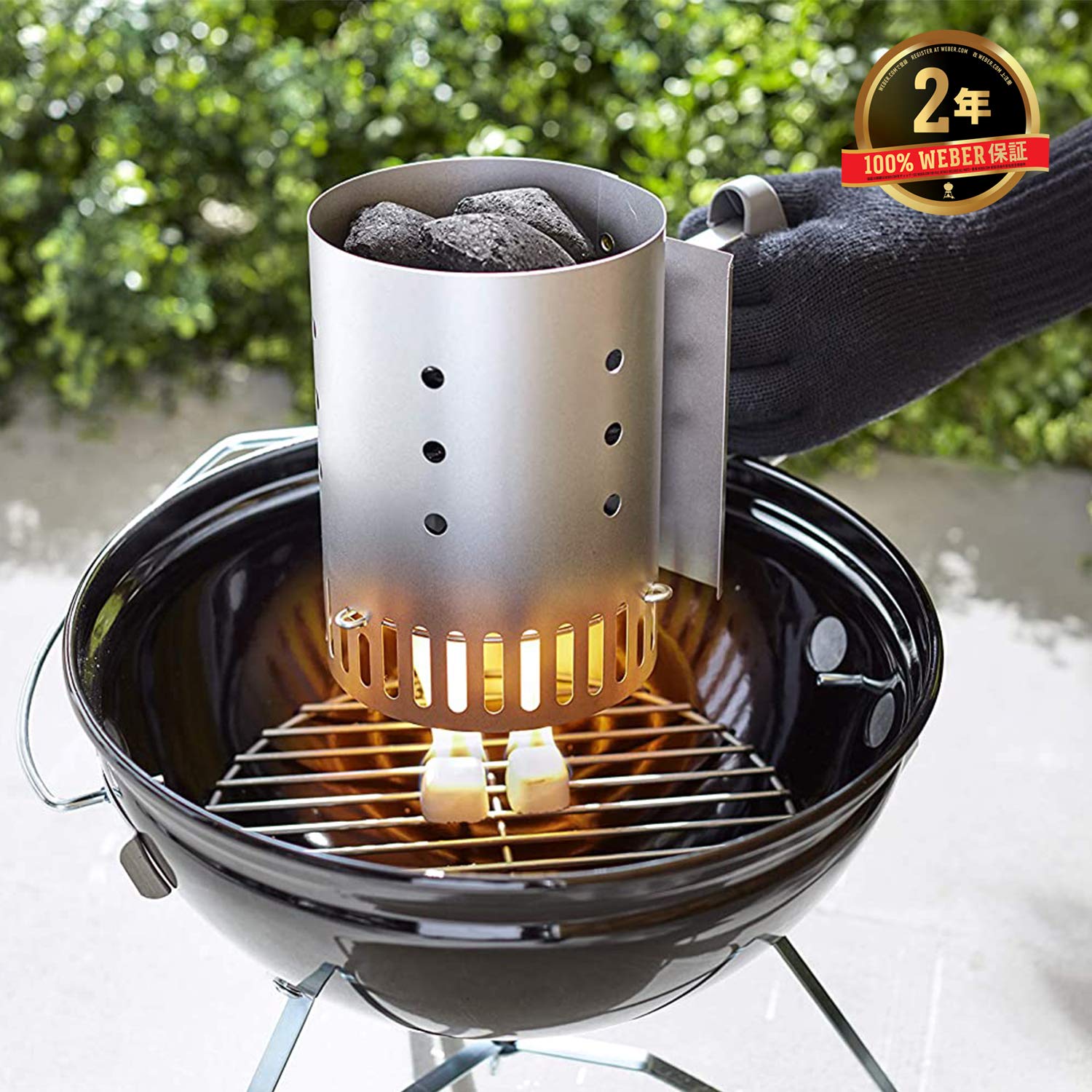 Weber Compact Rapidfire Chimney starter WEBER