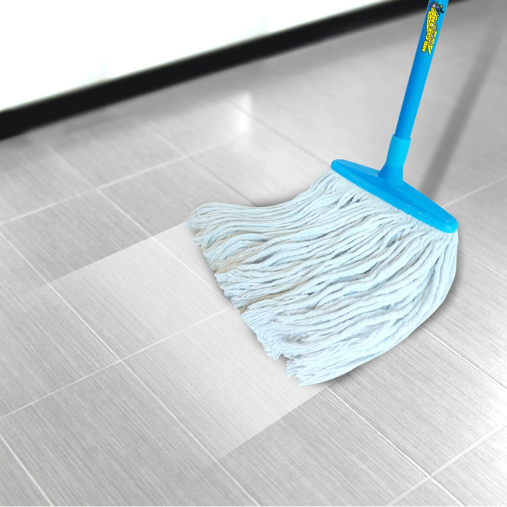 Mr Gleam Thick & Thirsty Cotton Mop (With Handle) MR GLEAM