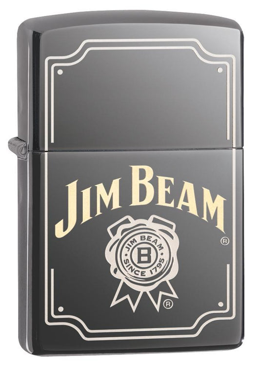 Zippo Jim Beam Black Ice Pocket Lighter Zippo