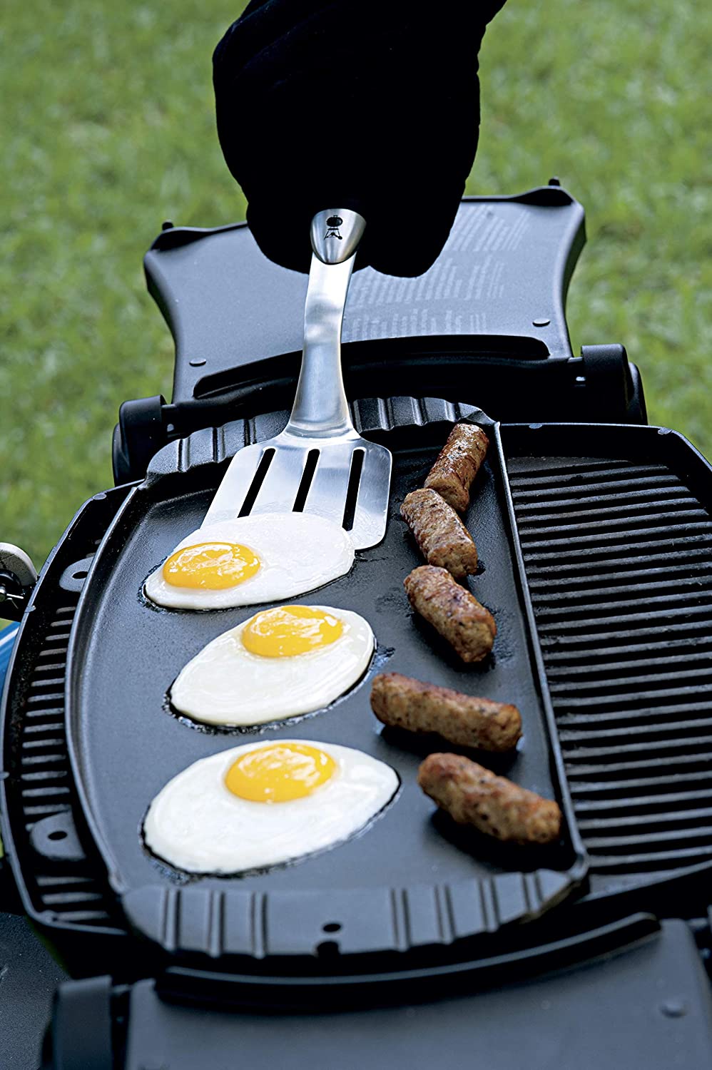 WEBER Barbecue Tools 2 Piece (Stainless Steel) - Tongs & Spactula WEBER