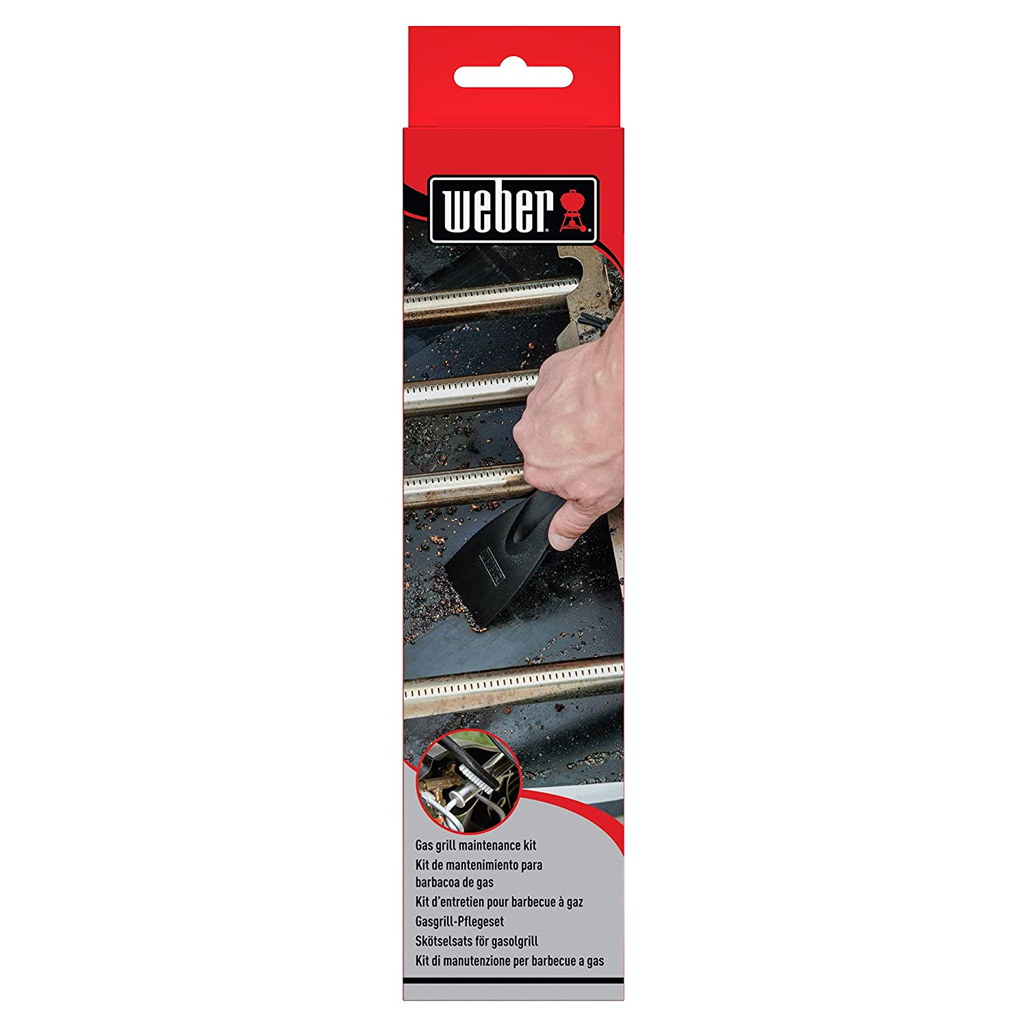 Weber-Upright Gas Grill Maintenance Kit (Scraper and Burner Brush) WEBER