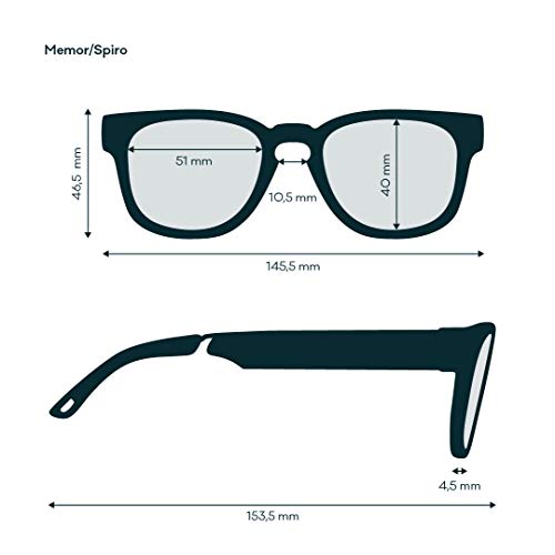 FAUNA Memor Havana - unisex designer audio blue light filter glasses with speakers FAUNA