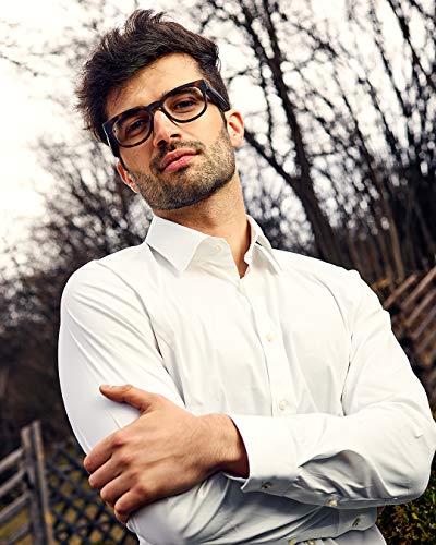 FAUNA Memor Havana - unisex designer audio blue light filter glasses with speakers FAUNA