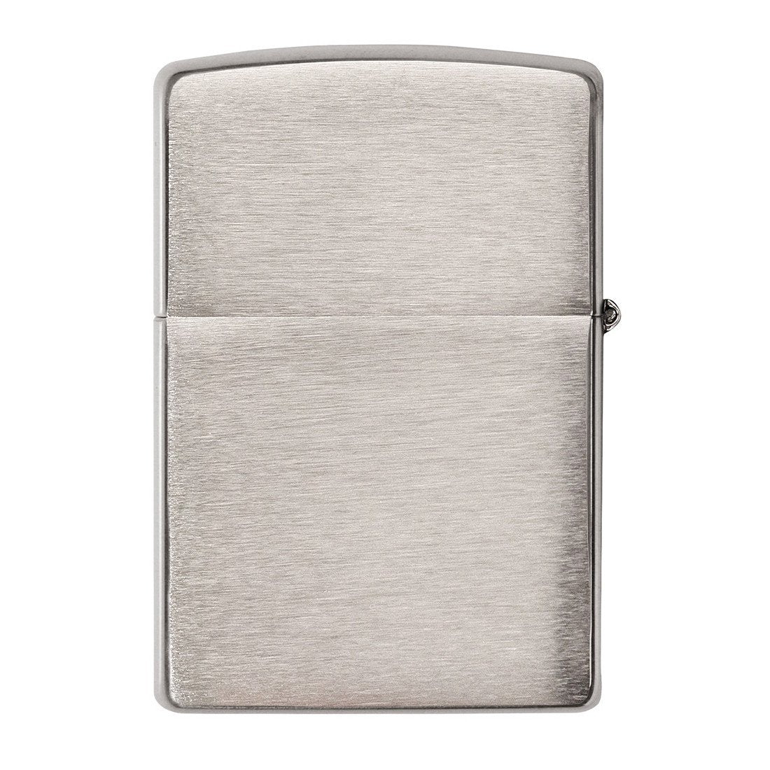 Back view of Armor?« Brushed Chrome Windproof Lighter