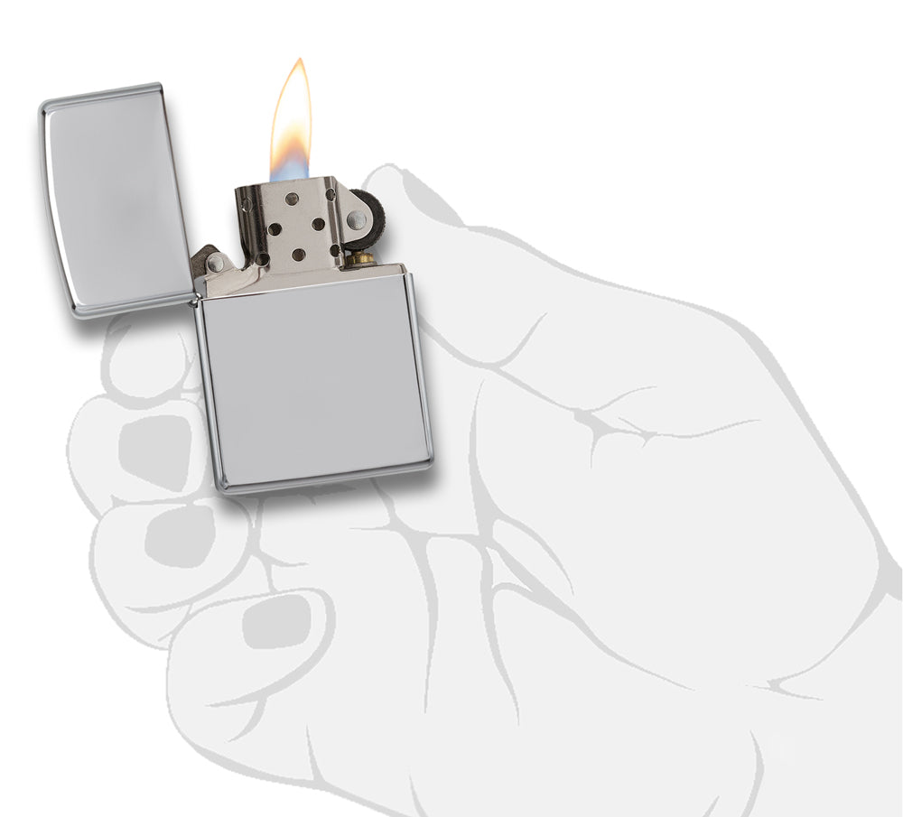 Zippo Classic High Polish Chrome Pocket Lighter Zippo