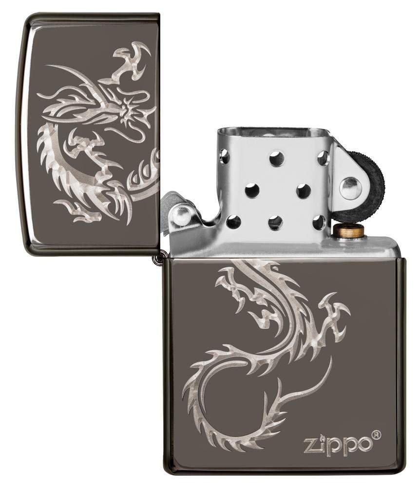 Zippo Chinese Dragon Design Pocket Lighter Zippo