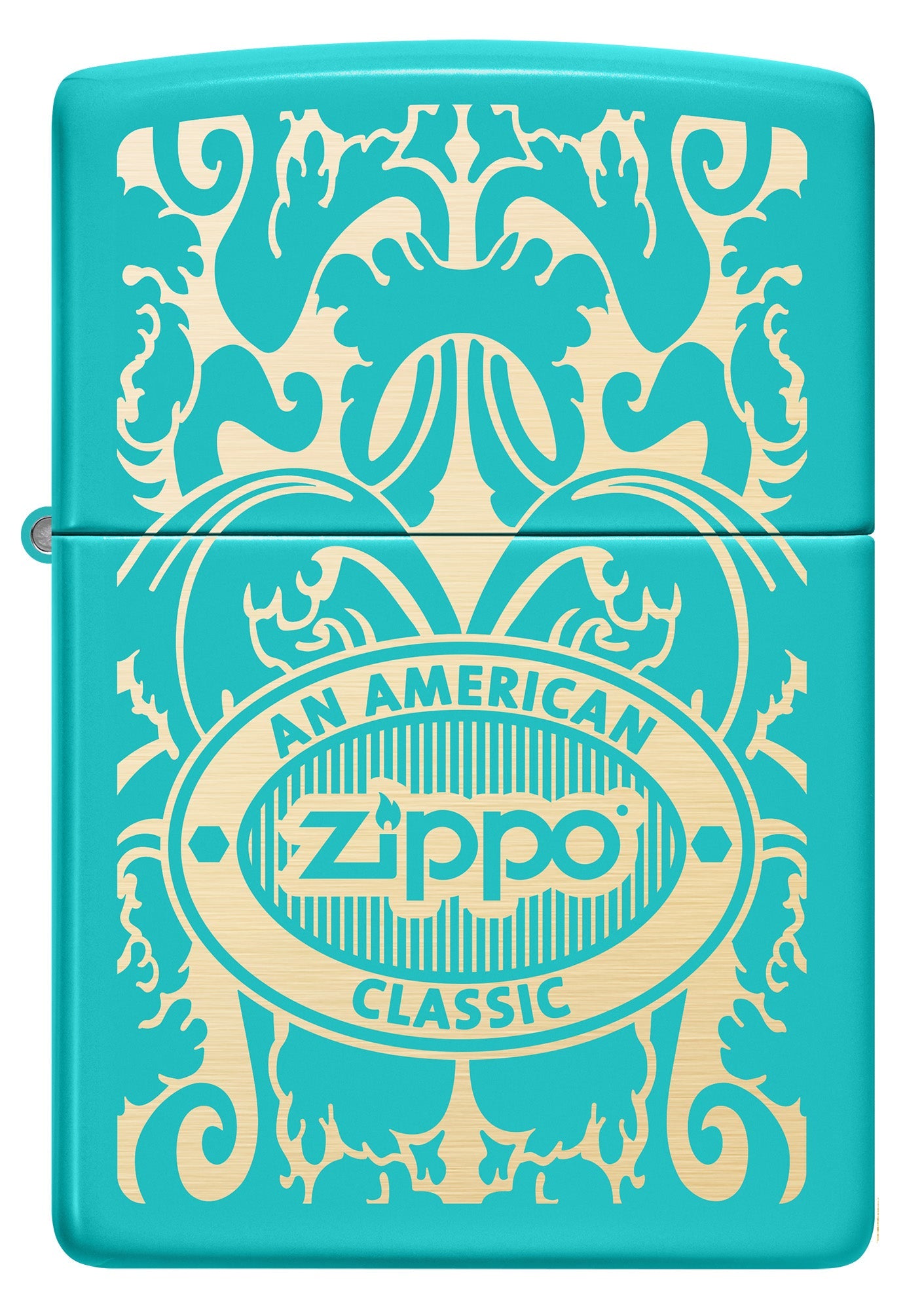 Front view of Zippo American Classic Windproof Lighter.