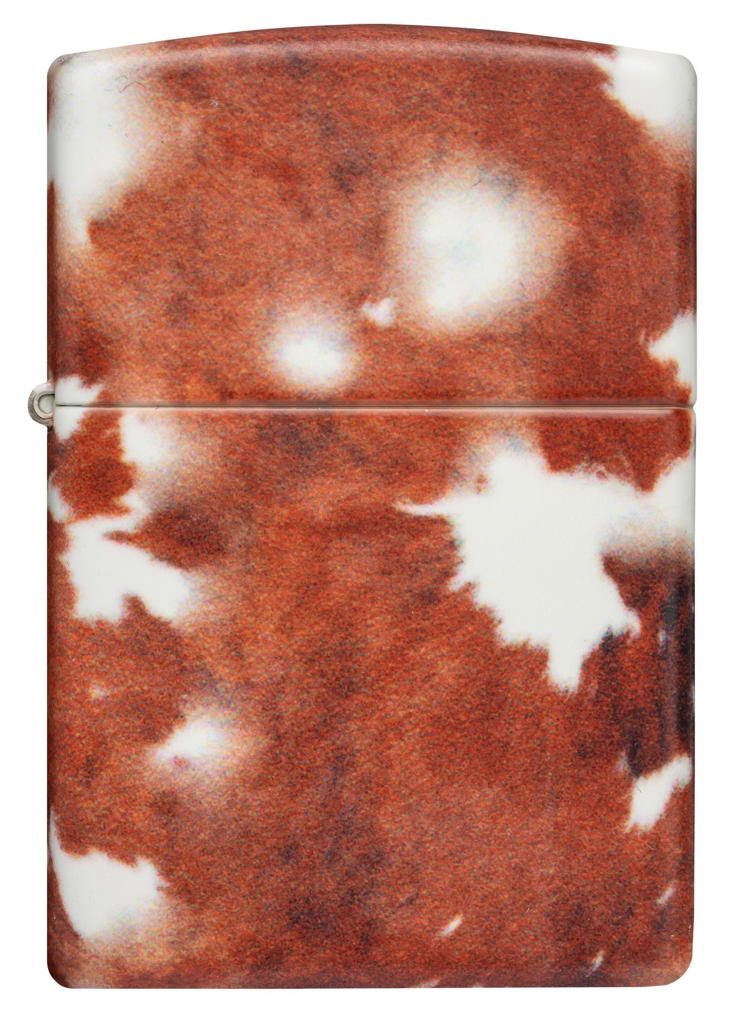 Front shot of Cow Print Design 540 Color Windproof Lighter.