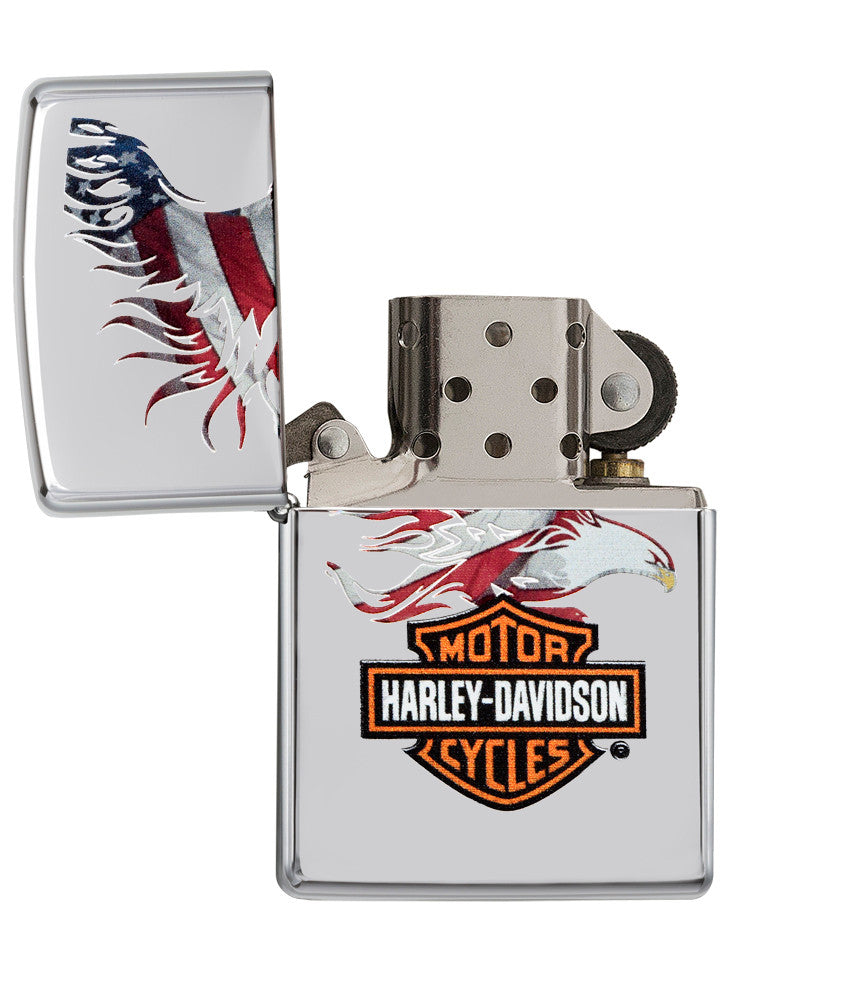 Zippo Harley-Davidson American Flag Pocket Lighter Zippo